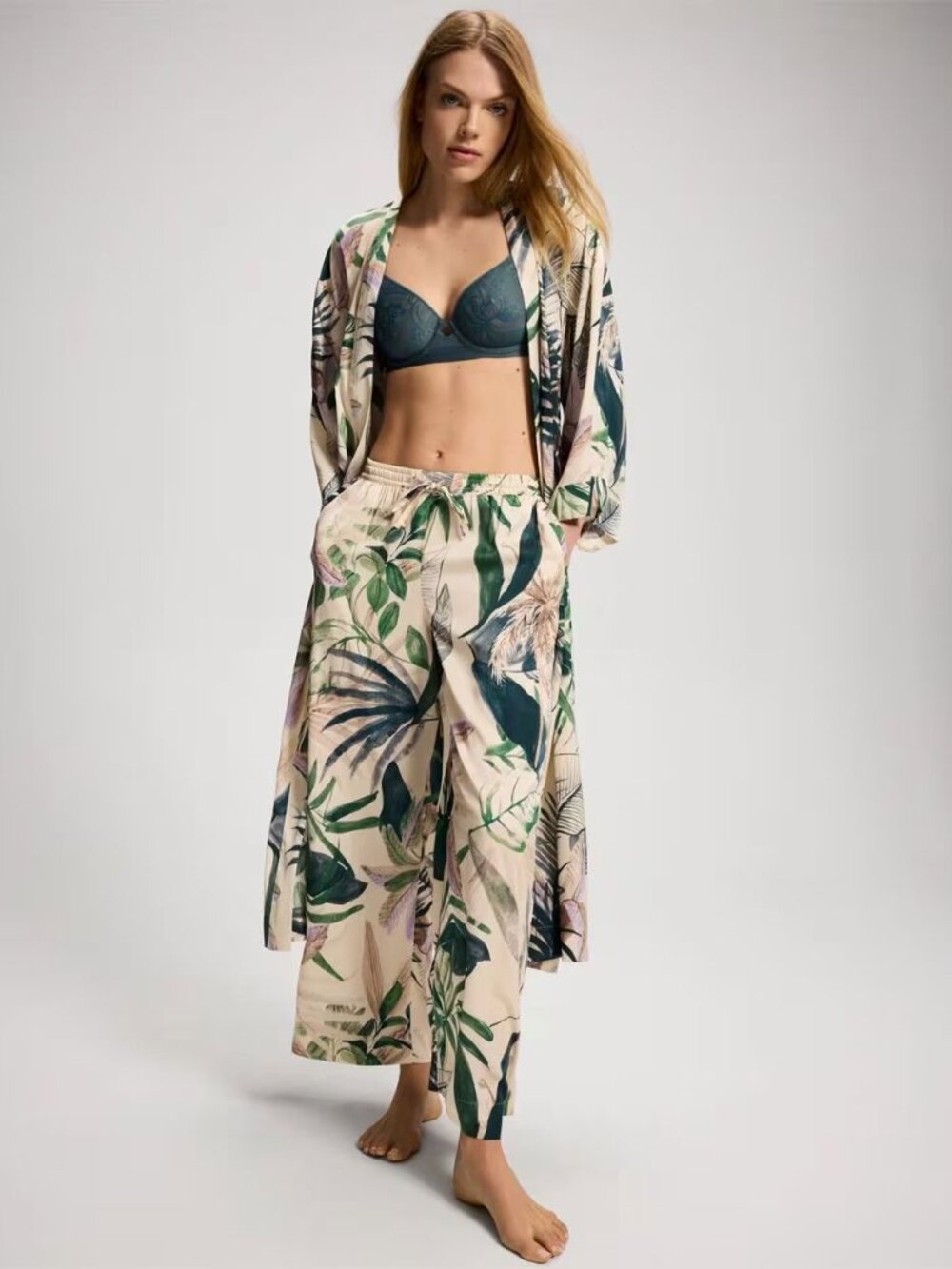 Soma Satin Pajama Pants - Picture 3 of 4